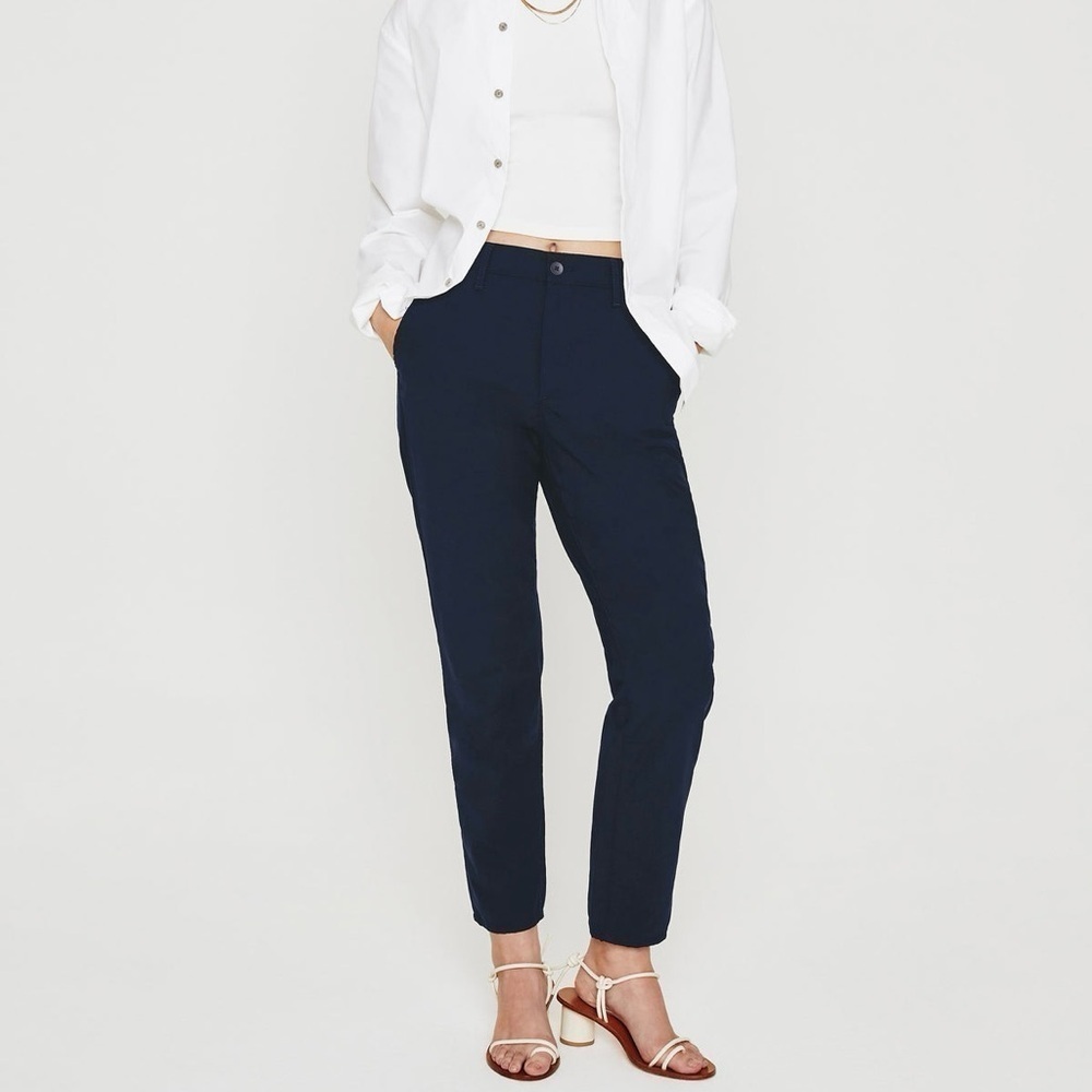 Ag The Tristan Tailored Trouser in Navy Size 23